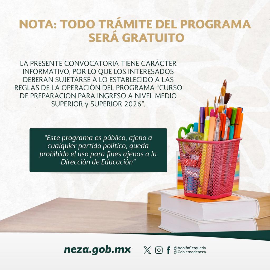 Adolfo_Cerqueda's tweet image. Buscamos a profesoras y profesores para impartir el curso de preparación para ingreso a nivel medio superior y superior 👩🏻‍🏫👨🏻‍🏫

Así es, mi gente, aquí les dejo los detalles de los requisitos para participar en esta convocatoria tan importante para que nuestras y nuestros…