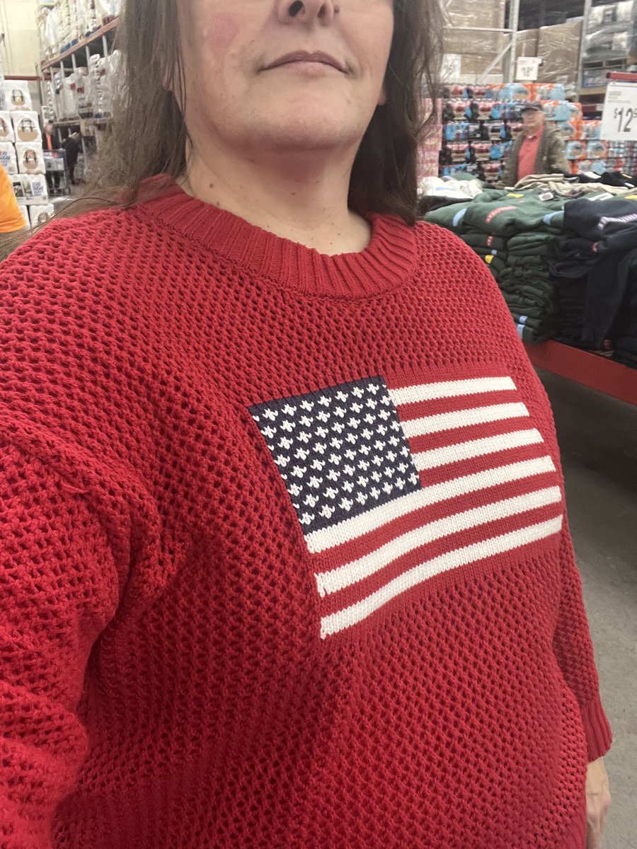 I never would have imagined I’d live in a country where I’d have a moment of doubt about wearing a patriotic shirt. It’s sad that so many people seem to be ashamed of our country. 

I LOVE THE U.S.A.! 

I am proud to be an American. 

I think we live in a wonderful place and love