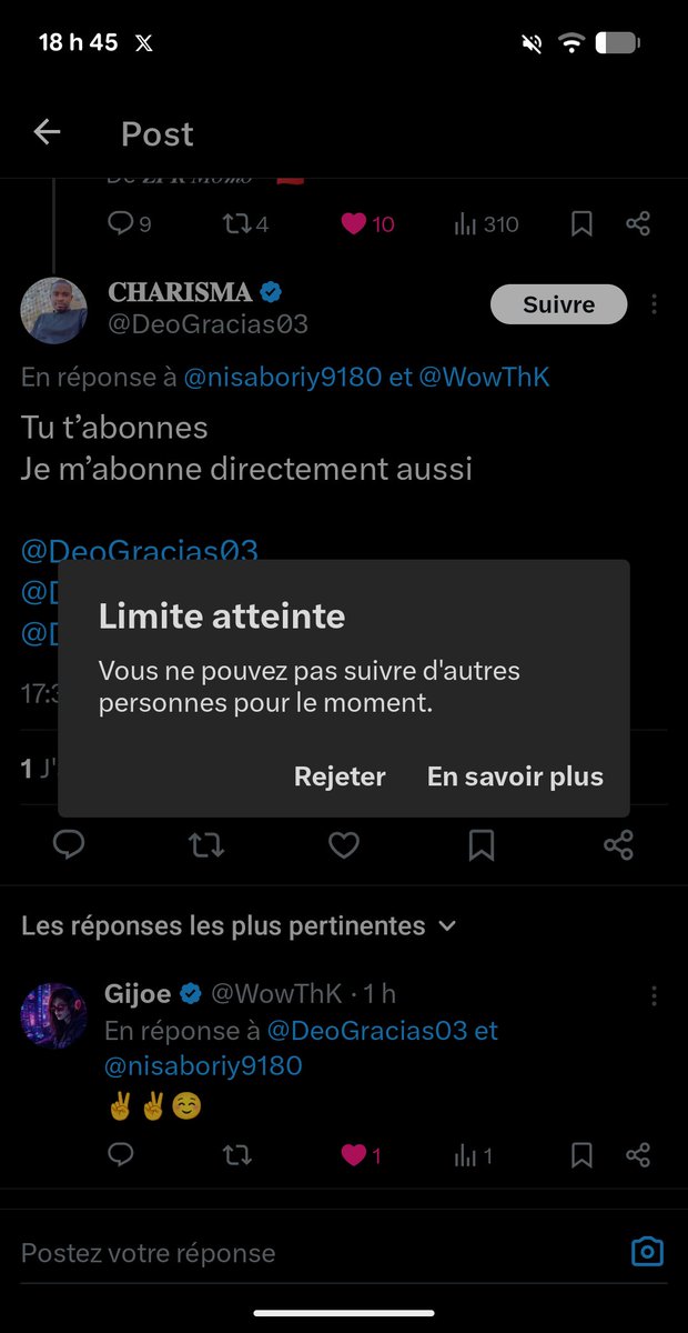 nisaboriy9180's tweet photo. Pour le moment je suis limité tout ce que je n'ai pas encore abonnés en retour pardonner patienté un peu lorsqu'il vont débloquer je viendrai vous abonner en retour
N'oubliez pas de republier
#twitter #folowback https://t.co/ga8WDKAYdG