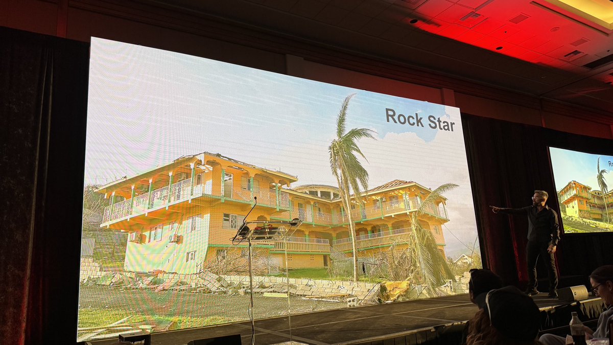 Incredible presentation on Hurricane Melissa from the hurricane legend <a href="/iCyclone/">Josh Morgerman</a> at <a href="/chaser_summit/">NSCS - National Storm Chaser Summit</a> #nscs2026