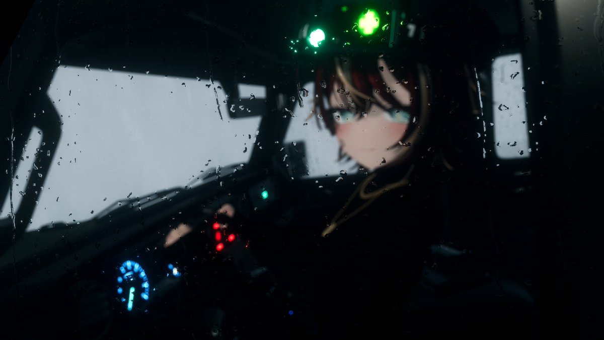 Hop in the car, You're getting wet out there -!