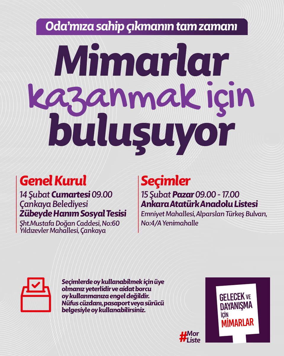 mimarlar_ankara's tweet photo. Oda'mıza sahip çıkmanın tam zamanı 💪 https://t.co/Ngu36lsD7I