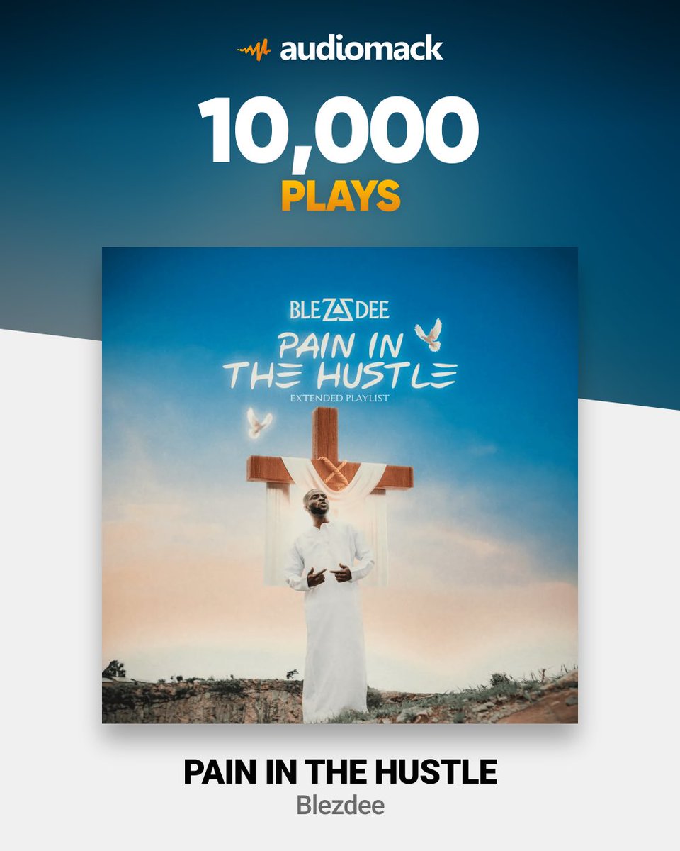 10,000 streams on <a href="/audiomack/">Audiomack</a> and still counting🔥🔥 The Ep is Out on all Dsps. Stream..Link in my bio
Soul music representing ❤️

unitedmasters.com/m/pain-in-the-…