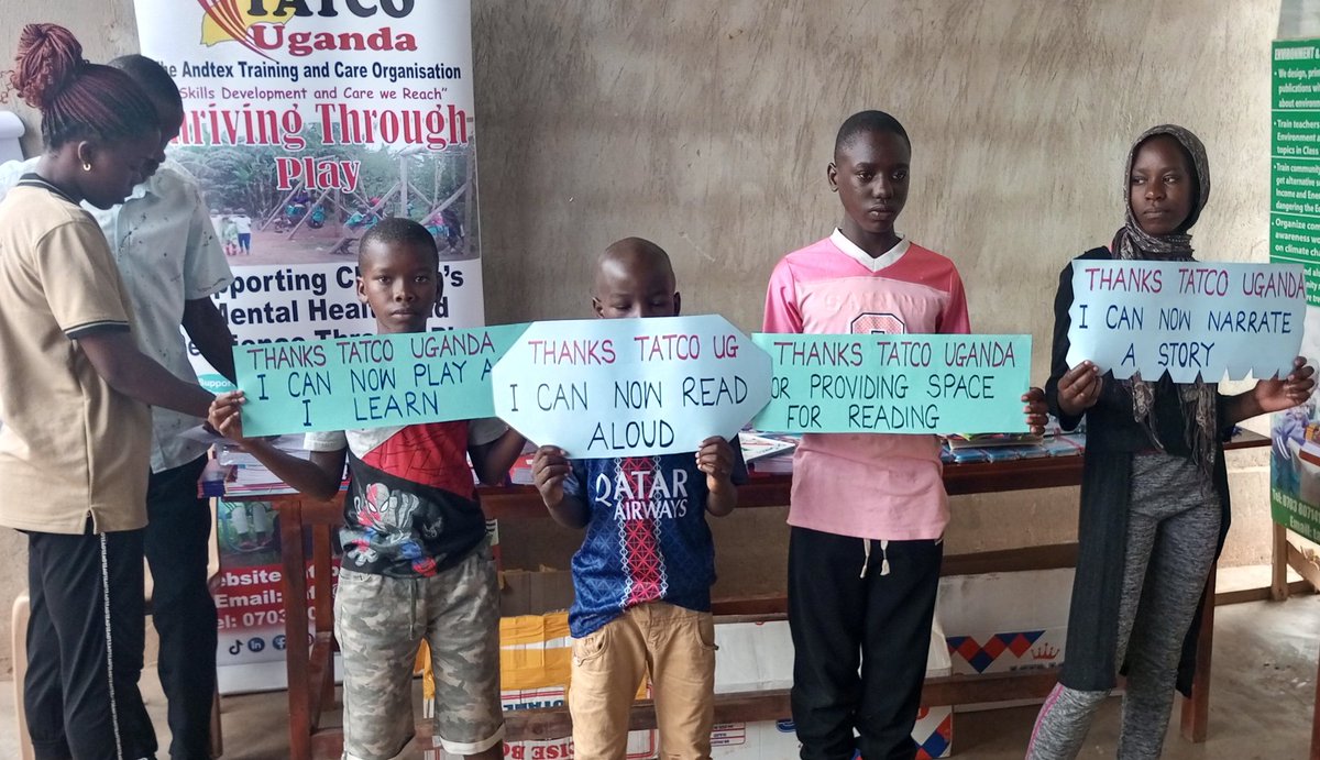 TATCOUG's tweet photo. #ReadAloudChildrenDay
As we come to the end of a long holiday for school going children in Uganda, at TATCO Uganda children have been busy enjoying their free time but in a constructive way in our community library, reading books to  grow the culture of reading, networking. https://t.co/nito989zCR