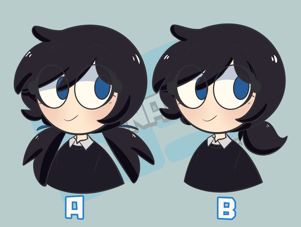 FNACHSRE's tweet image. ¿Cual de estos dos peinados creen que le quede mejor a Penny? 🐧

#FNACHS #FNACHSRE #FNAFHS #FHS