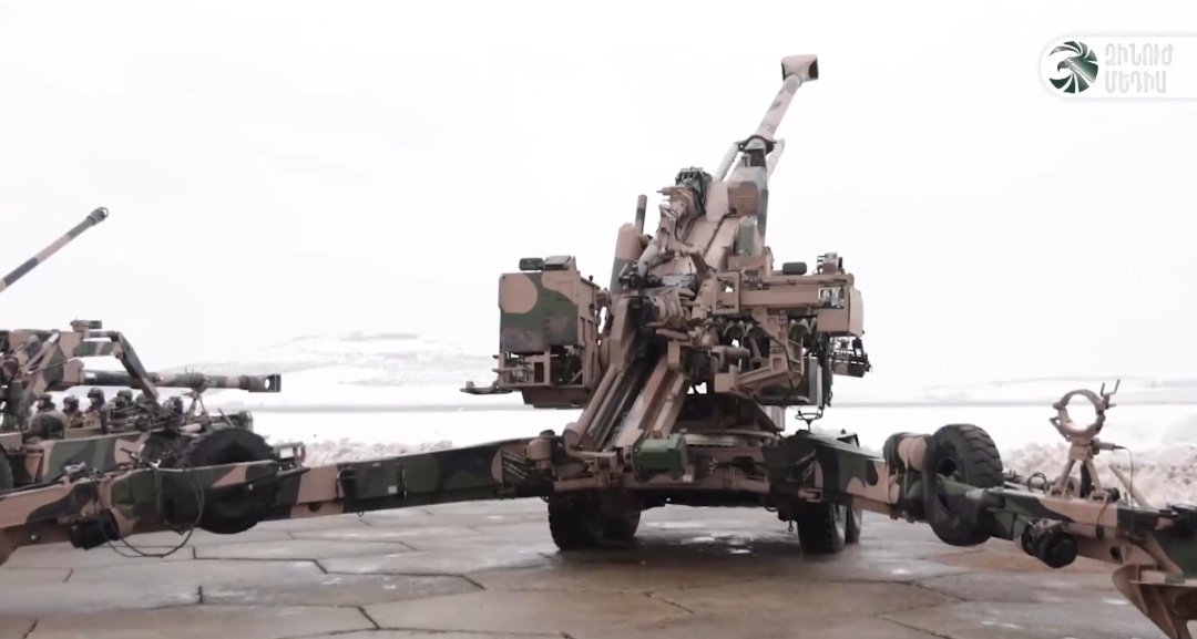 AjayshreeSamby3's tweet photo. #ATAGS and #TRAJAN artillery guns with the Armenian army. https://t.co/Dg1VXcpu4I