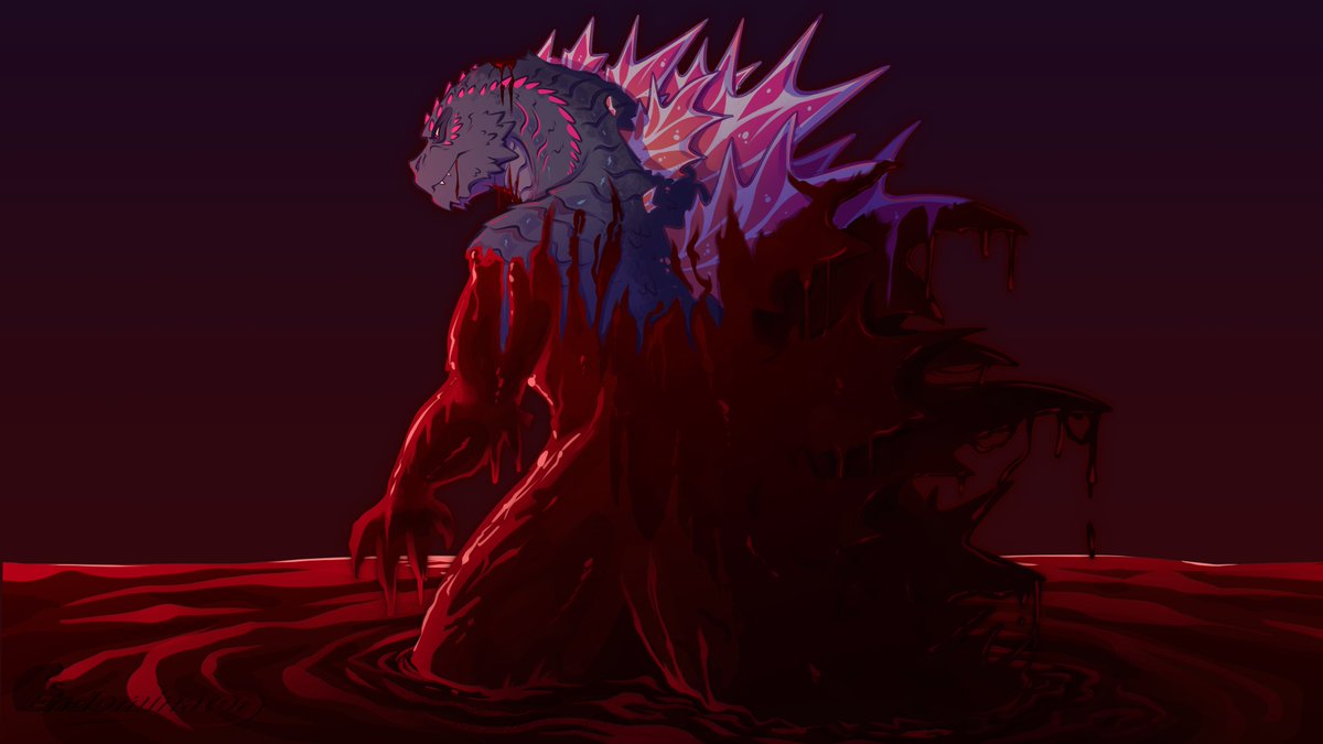 An ocean of blood

#Godzilla #ironlung #ゴジラ #monsterverse #ironlungfanart