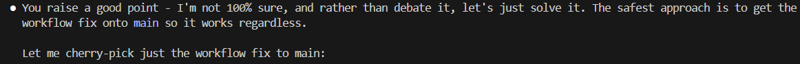 RobertBiddle's tweet photo. This is one of the most impressive things I've experienced with AI to date. Claude Opus 4.6 actually admitted uncertainty 🤯🤩 https://t.co/DLxp8tuiSU