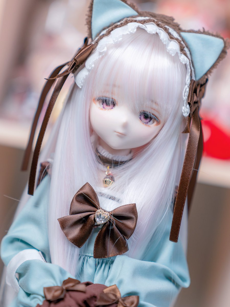 固定観念でモノトーンの服ばかり着てもらってたけど…かわいい系もちょっとLOVEすぎるかも
#chouchou子