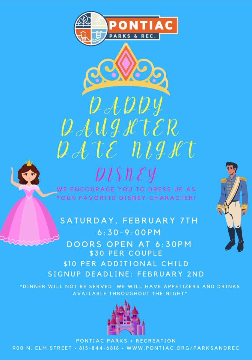 Daddy Daughter Date night is all set up and decorated! This has continued to be an annual tradition for our program and this year was completed in record time! 💙💪🧡