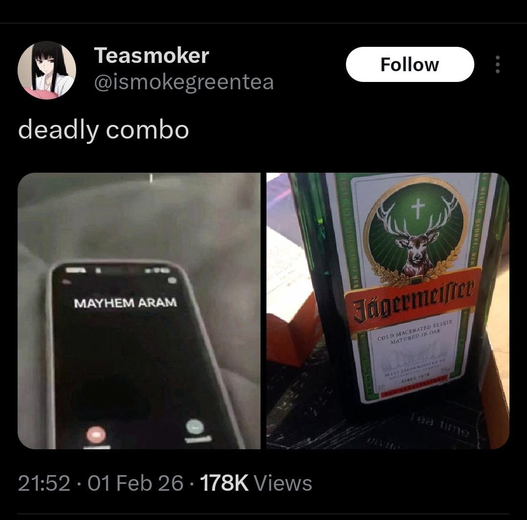 Az önce bu comboyu denedik... Birimiz kör birimiz sağır olduk 3 maç dayanabildik sadece djfjfjfjfjk