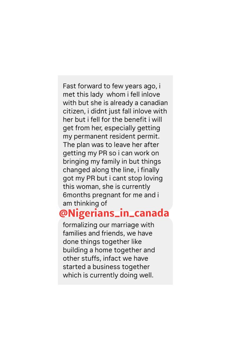 Cadjourney's tweet photo. Please read carefully and share your thoughts in the comment section 👏 

After relocating abroad for 12years leaving wife and children behind, husband want to tell his wife to move on with her life after falling in love with another woman abroad. https://t.co/bhUfPnzarl