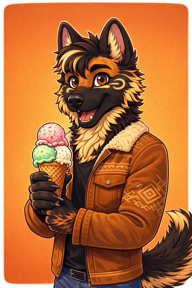 DorisrWilliams's tweet photo. Sweet mood, warm colors, and triple-scoop happiness 
Sometimes life really is this simple.
#FurryArt #Fursona #AnthroArt #IceCreamVibes #CuteFurry #WholesomeFurry #DigitalArt #FurryCommunity #CozyAesthetic #HappyPaws https://t.co/gKcw7lHaVH