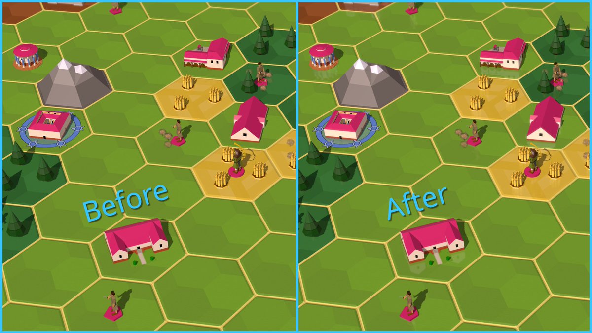 Added subtle bloom and reflections to the game this week. #ScreenshotSaturday #IndieGameDev #RealTimeStrategy 
#strategygame