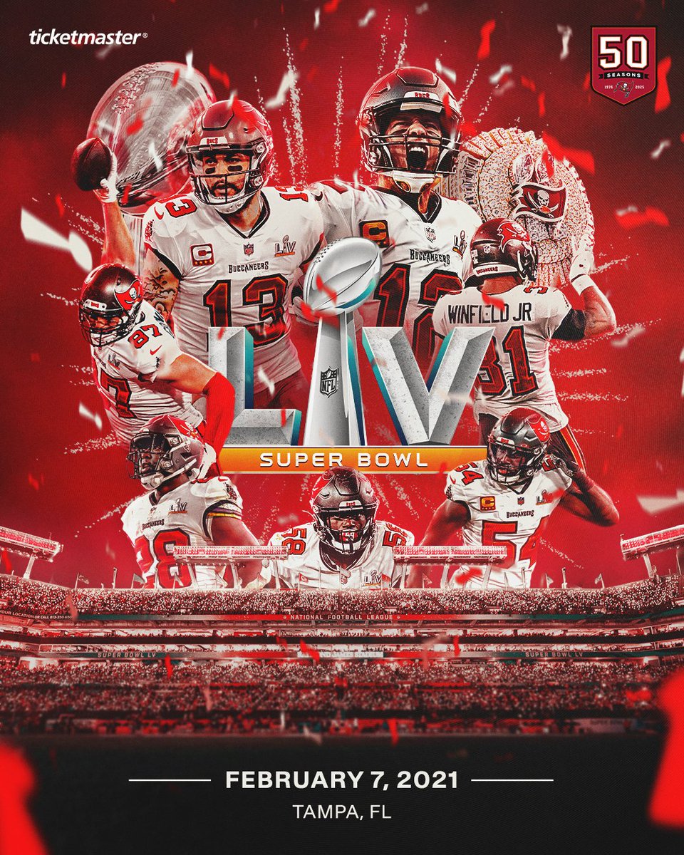 5️⃣ years ago today, we became Super Bowl LV champs &amp; changed Tampa Bay forever 🏆