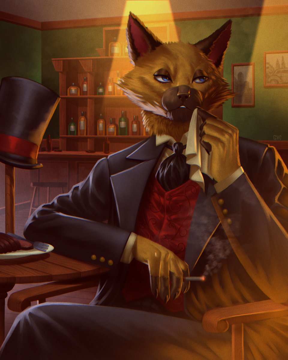 Commission for (JadeQuin) 😼
#furryartists #furryfandom #retro #vintage #lackadaisy #Wick