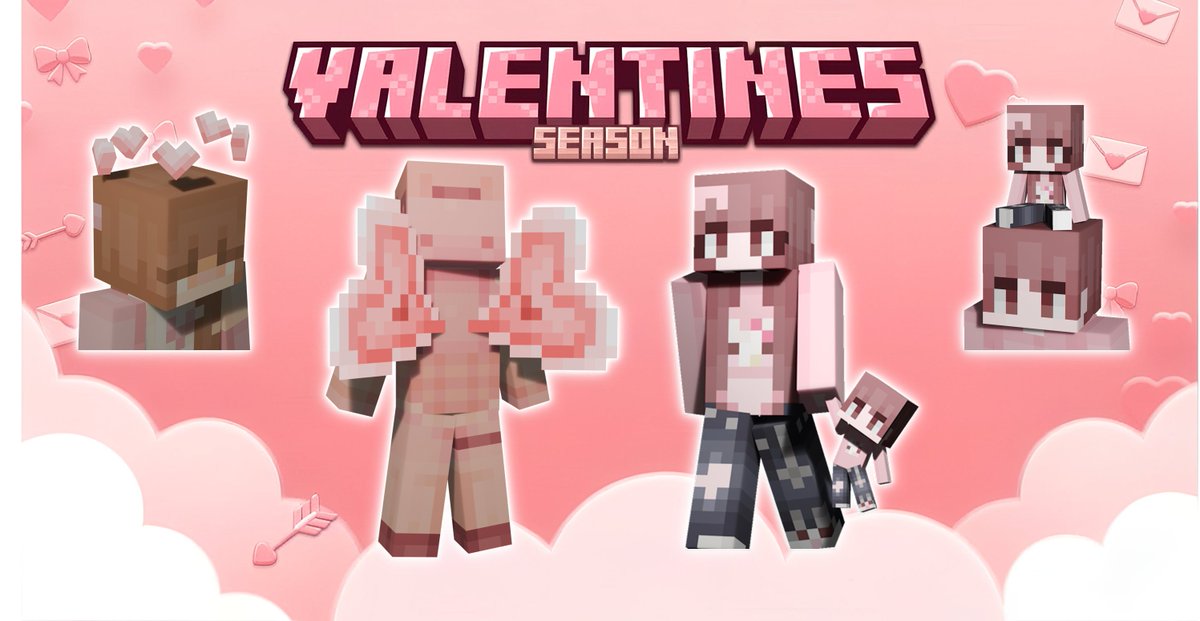 Sharing is caring 💖
Our Valentine’s cosmetics and Shop Event are here and we’re doubling every purchase! 🎁

Get yourself cute new cosmetics and get free gifts!
➡️labymod.net/shop#valentine