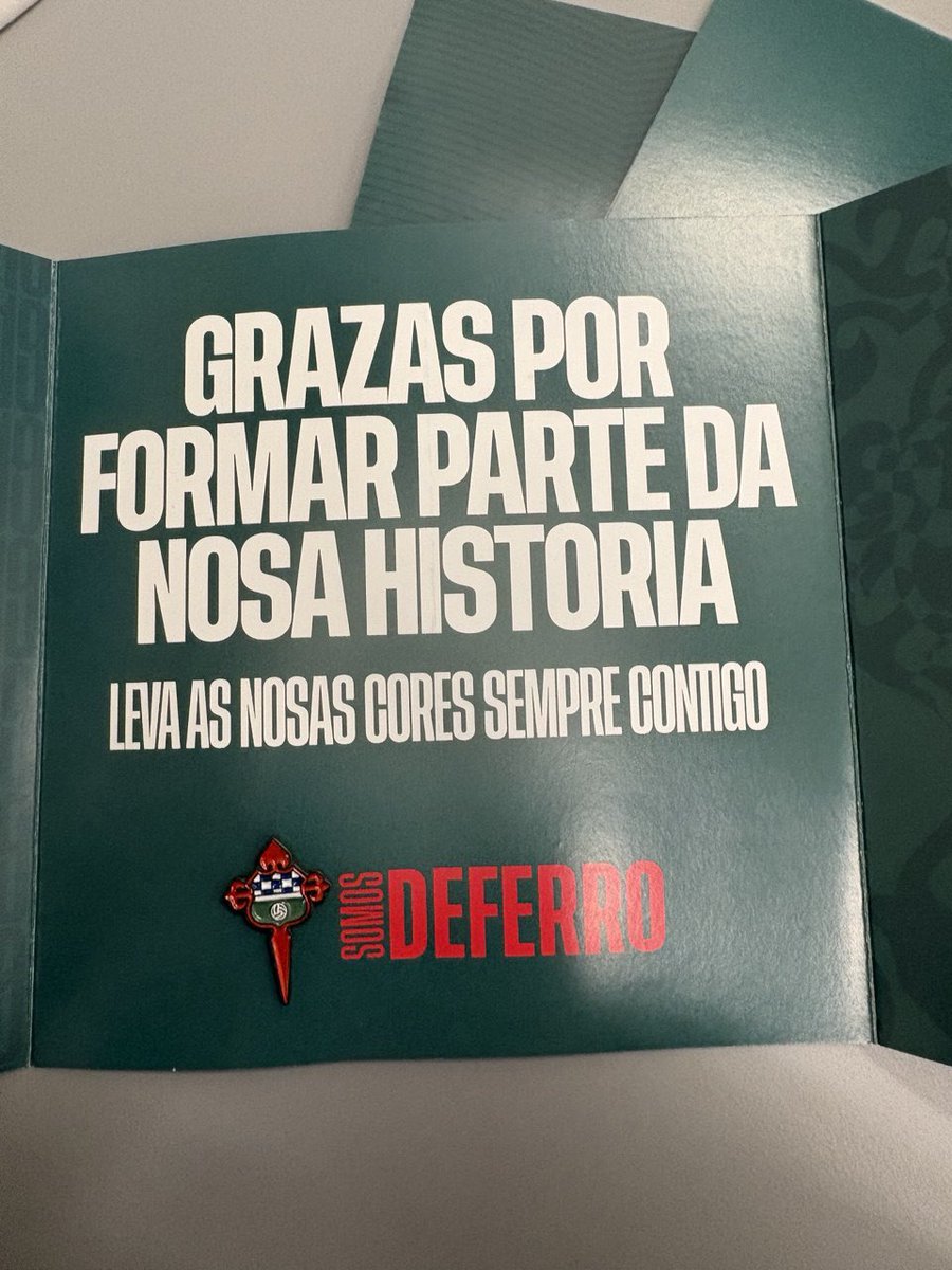 Gracias <a href="/racingferrolsad/">Racing Club Ferrol</a> ,es todo un detalle por vuestra parte 💚