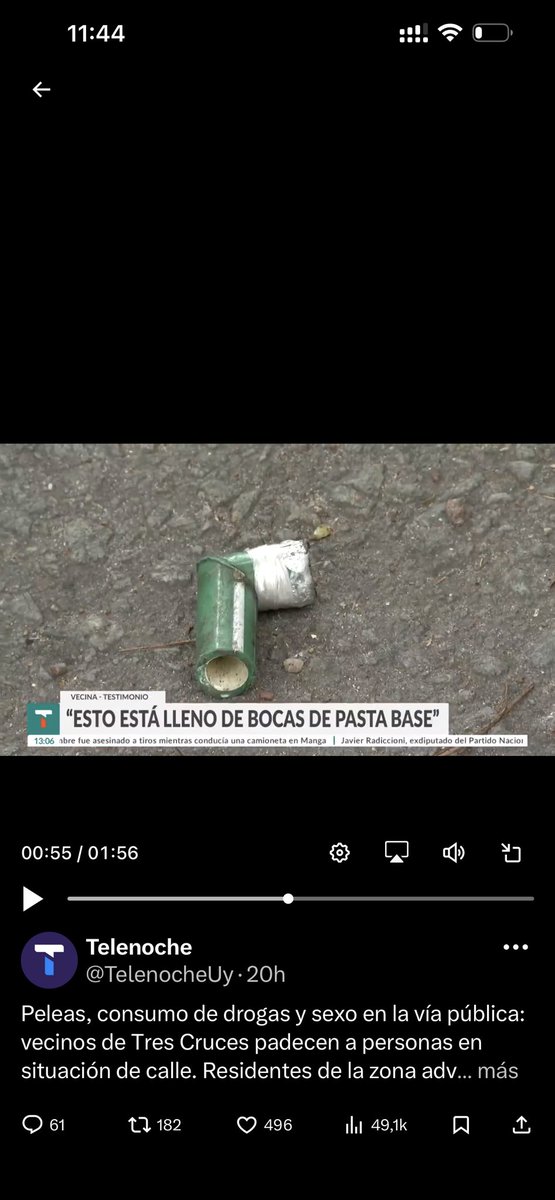 Hay mucho asmático en la zona de tres cruces.