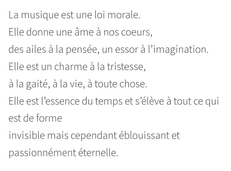 Axisse's tweet image. La musique, Platon.