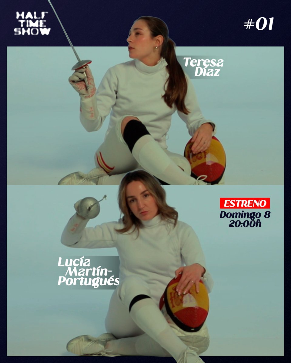 Mañana estrenamos el Halftime Show by Chapman, un nuevo late night show casero con los mejores deportistas del país.

Estreno con las tiradoras de esgrima Lucía Martín-Portugués y Teresa Díaz (y un millón de sorpresas).

Mañana a las 20h en nuestro canal de YT.