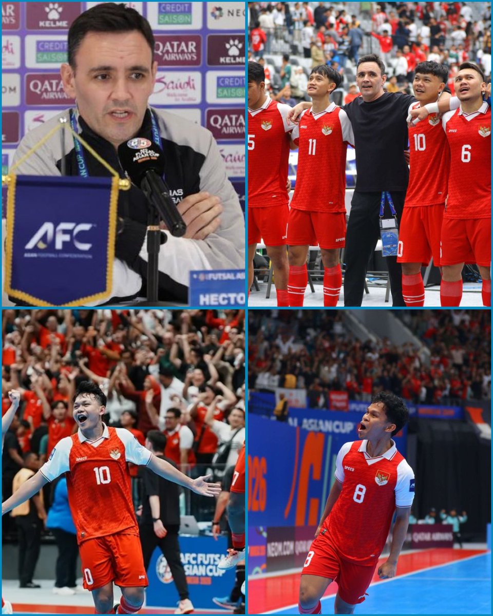 FT AFTER EXTRA TIME #ACFutsal2026 

INDONESIA 5-5 IRAN 

PENALTY: 4-5
IRAN JUARA 🥇
INDONESIA RUNNER UP🥈

UNTUK PERTAMA KALINYA IRAN DIBOBOL 5 GOL DI FINAL
WHATEVER!! TIM FUTSAL INDONESIA LAYAK APRESIASI TINGGI!! KALIAN JUARA DI HATI KAMI!! THANKS TEAM!! 🫡🫡