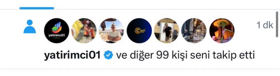 Mavi tikli hesaplar için takipleşme etkinliğine başlıyoruz!
Twitter’dan para kazanamayan kalmasın.

Şartlar:

• Tweeti beğen ve repostla

• Hesabımızı takibe al (herkese geri takip yapıyorum)

• Yorumlara gt yaz ve gt yazanları takip et 

Haydi başlayalım 🚀