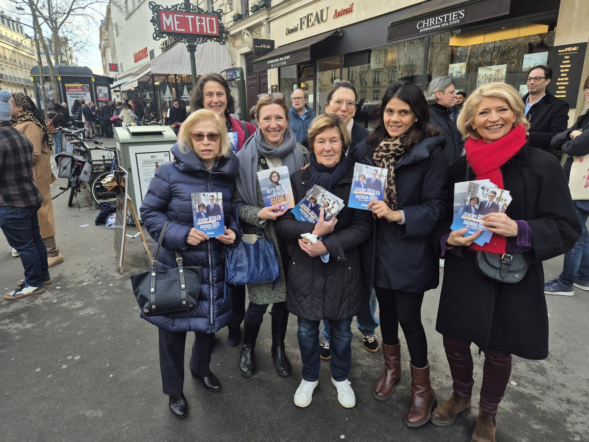samiabadat's tweet photo. Une mobilisation qui s'accroît au fil des semaines, pour @Jeremy_Redler dans le 16ème arrondissement et @datirachida à Paris, la seule et unique candidate capable d'offrir aux parisiens l'alternance qu'ils attendent après 25 années de socialisme qui ont défiguré Paris.
@PourDati2026