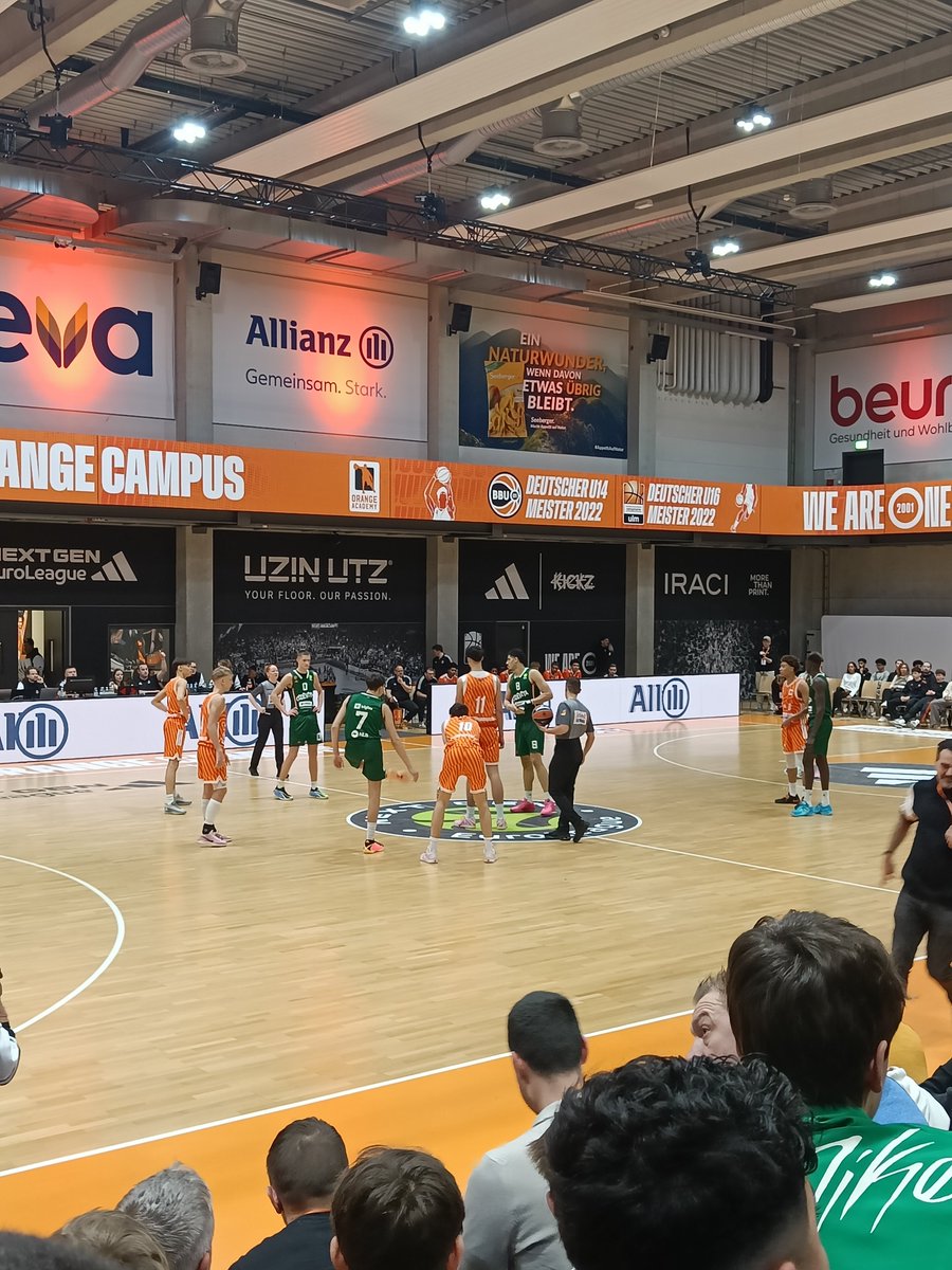 Full house for Ulm-Cedevita, arguably the game of the tournament so far.