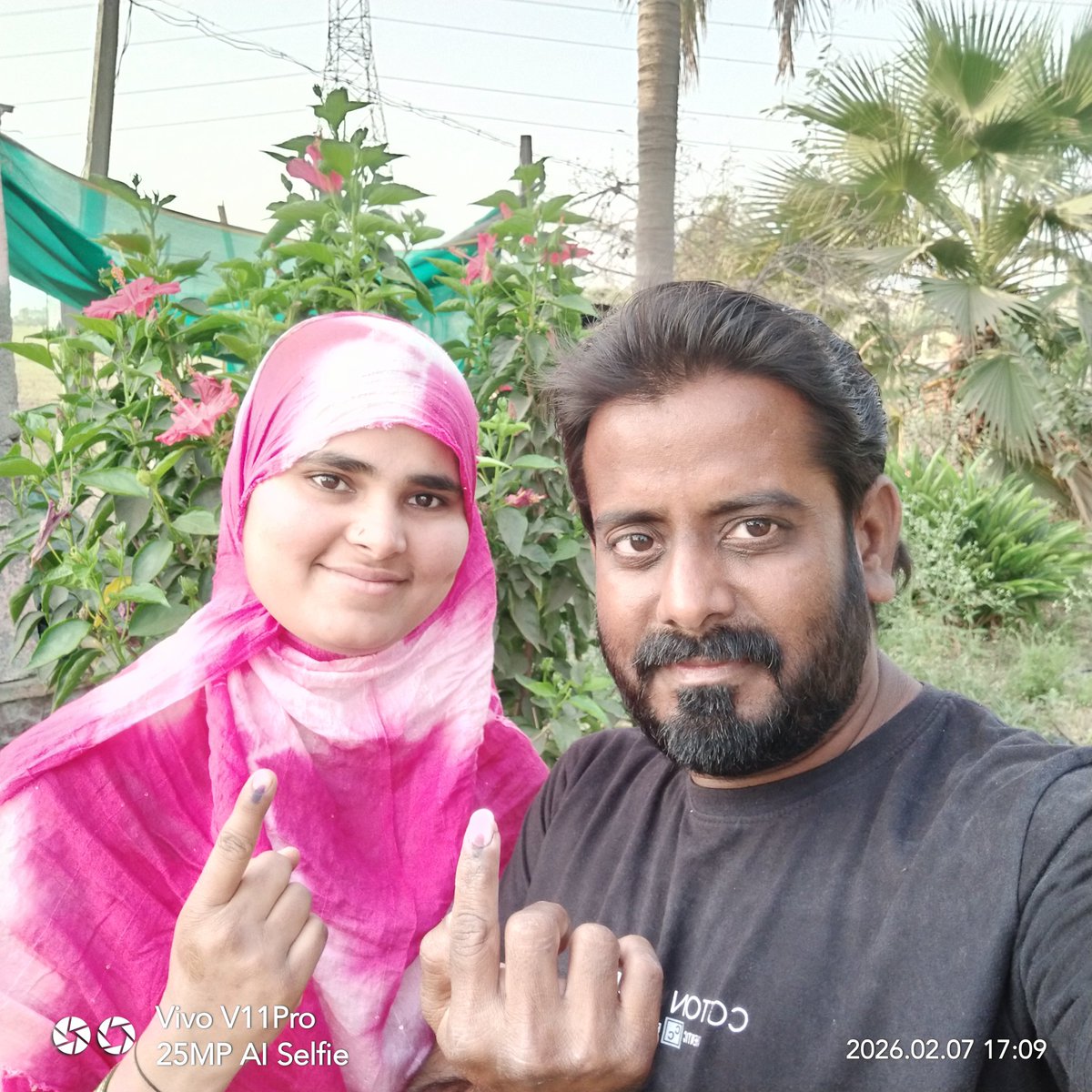 MahibubPatil's tweet photo. We voted for democracy 
#Vote
#Democracy 
#Constitution https://t.co/giZEtiUwzx