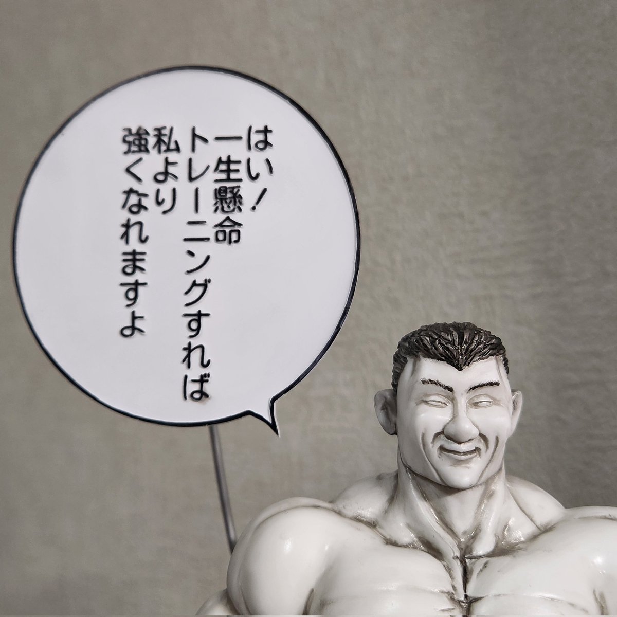 「はい！一生懸命作れば
私よりうまくなれますよ」

[セクシーアンドロイド]
高校鉄拳伝タフ
マナブさん(再販)
5000円
※セリフプレートとアクリル台座は付属しません
#WF2026W #タフ