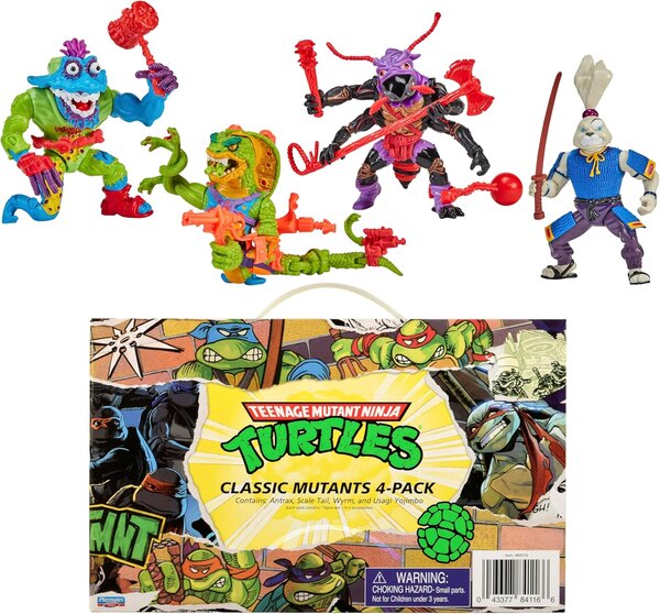 Teenage Mutant Ninja Turtles TMNT Classic Mutants 4-Pack