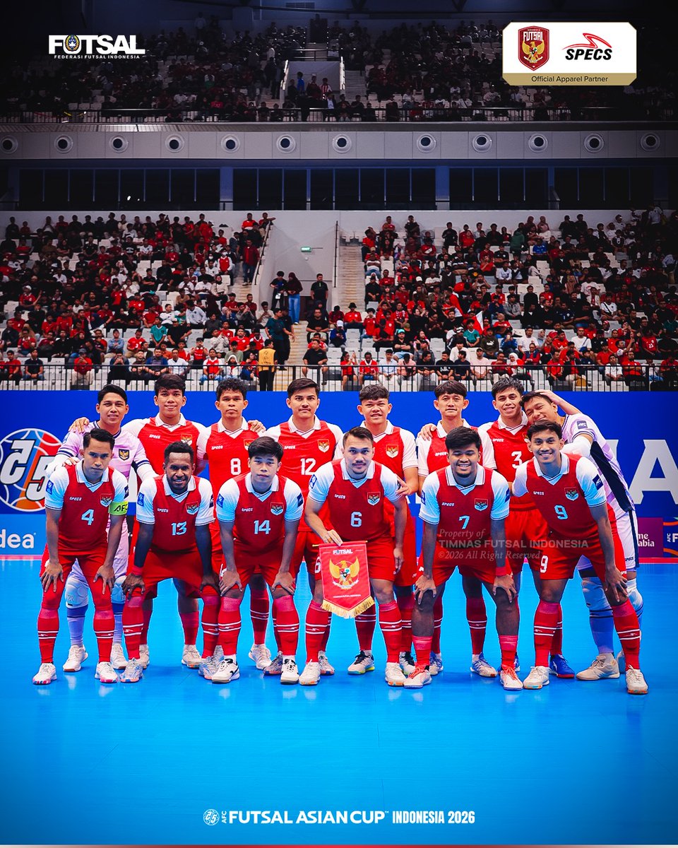 Timnas Futsal Indonesia appreciation post.