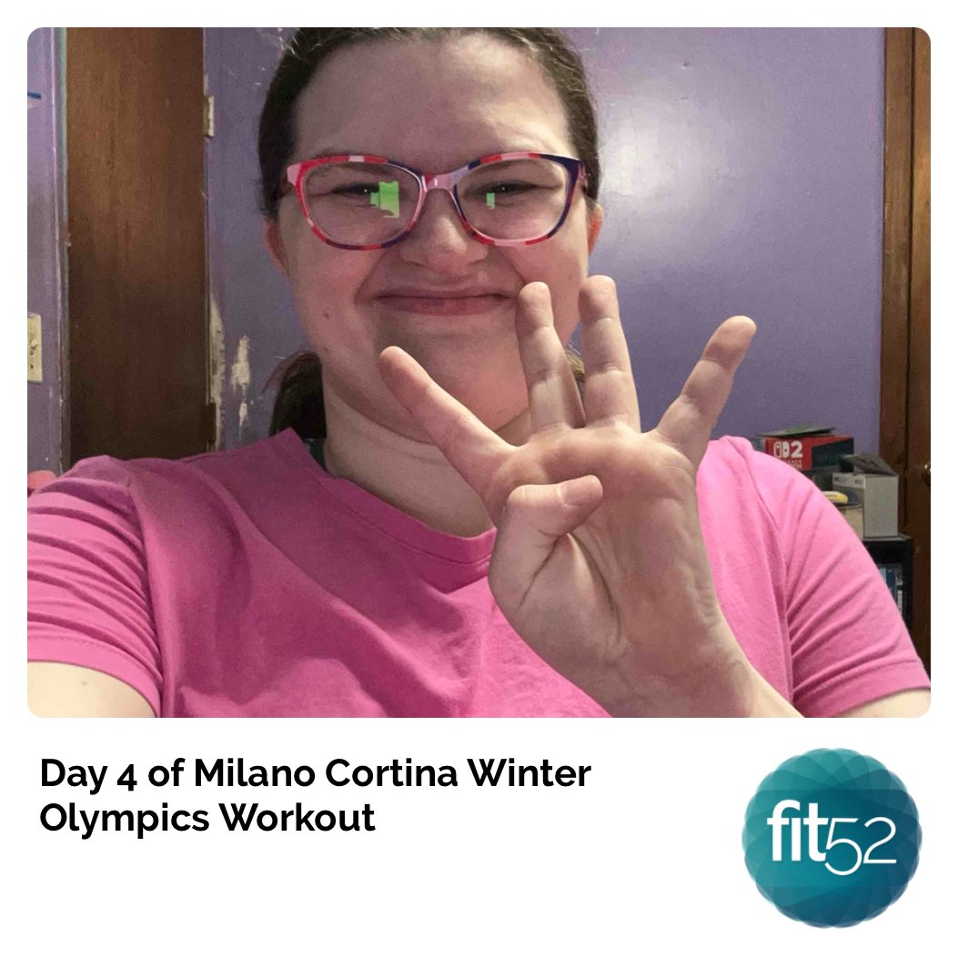ErinLBarton's tweet photo. My @fit52 Generator (Day 4 of #MilanoCortina2026 Winter Olympics) is Finished! Now Onto Watching 2 iCarly Episodes called iCan’t Take It and iBalls! @carrieunderwood #fit52 #fit52life #fit52lifestyle https://t.co/o6h7gnTc3e