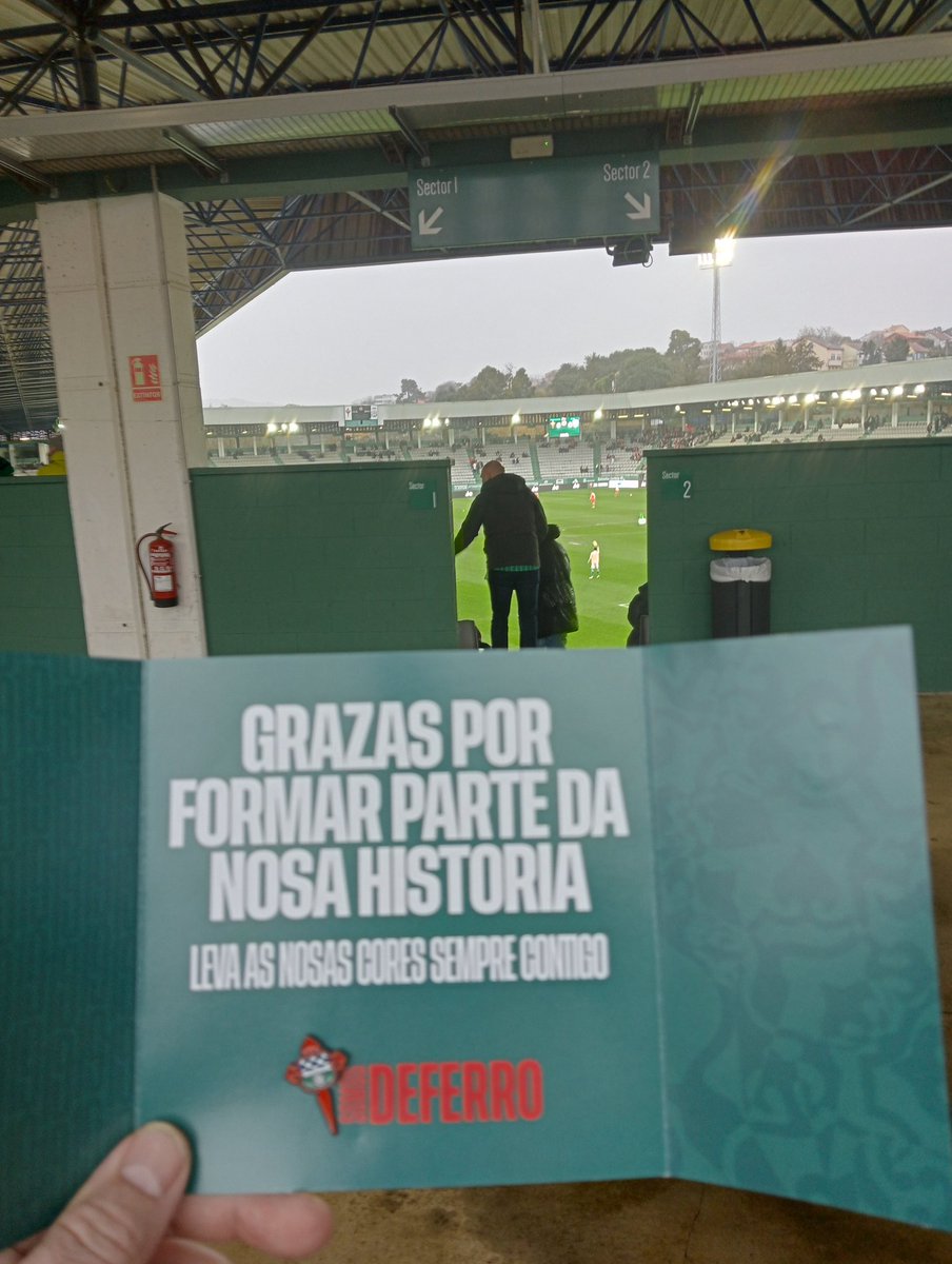 Querían q dijéramos cosas positivas, pues así sí, gracias <a href="/racingferrolsad/">Racing Club Ferrol</a>  gran detalle