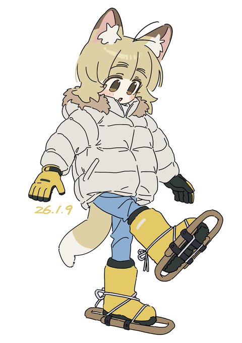 かんじきを履こう!! 