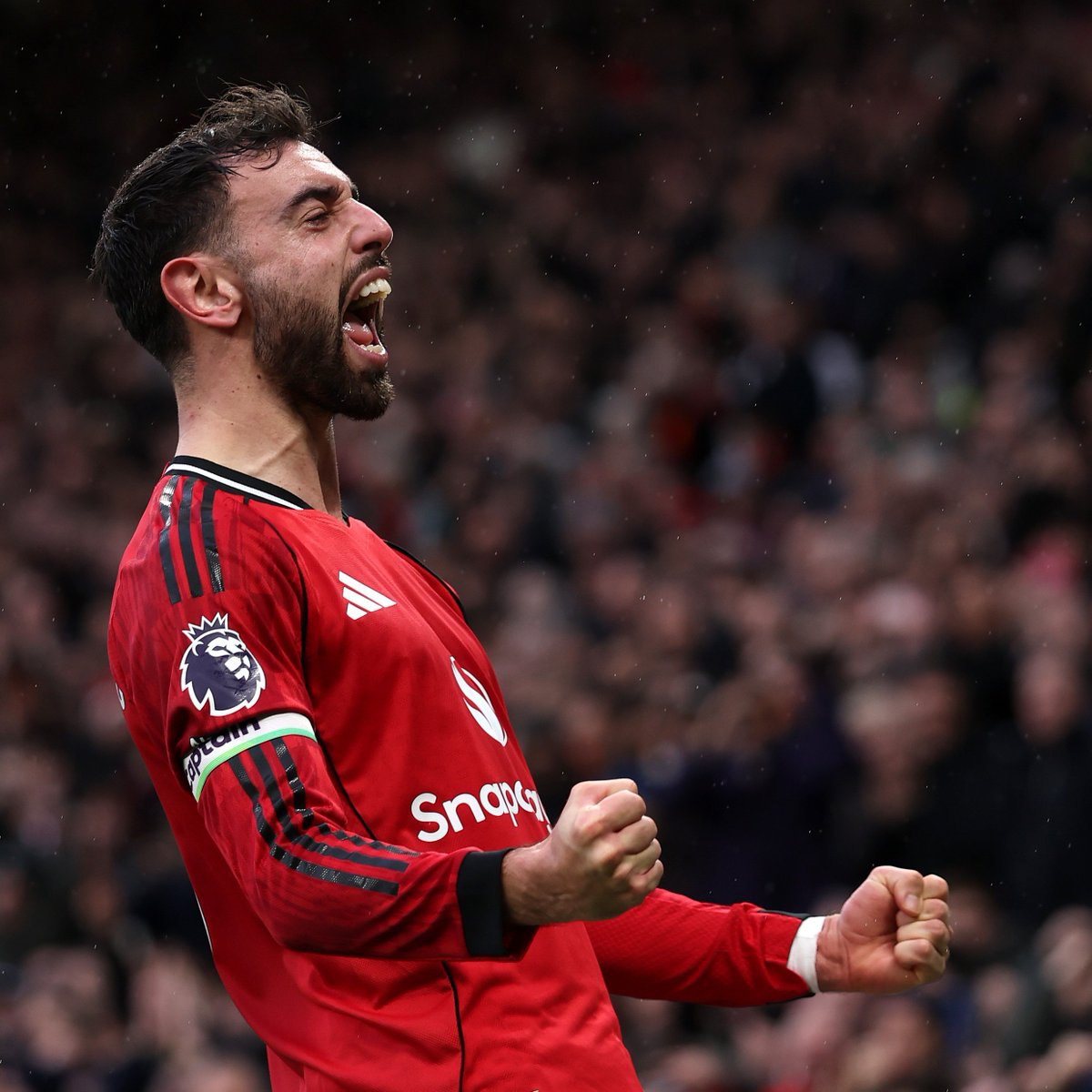 🇵🇹 Bruno Fernandes como jugador del Manchester United en todas las competiciones: 

- 314 Partidos
- 104 Goles
- 96 Asistencias

#MUFC #ManchesterUnited #GGMU