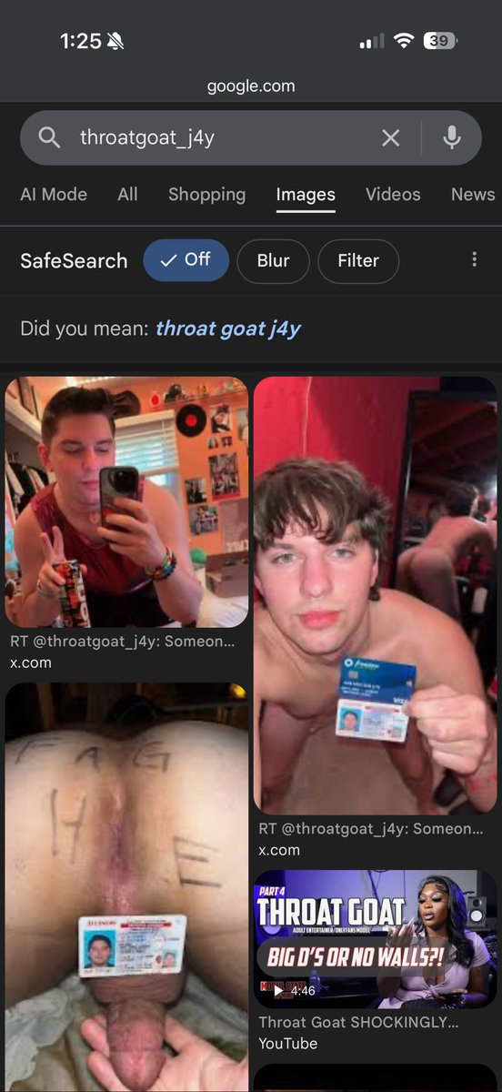 So glad my bare ass and face show up on google images.
My holes are public property and open for use to anyone 😈