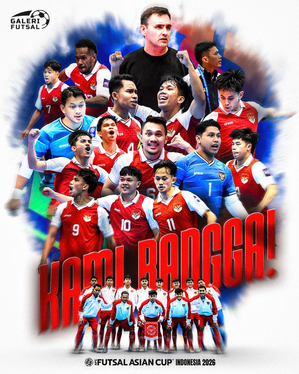 Terimakasih <a href="/timnasfutsalIDN/">Timnas Futsal Indonesia</a> Kami Bangga ❤🇮🇩

#GaleriFutsal