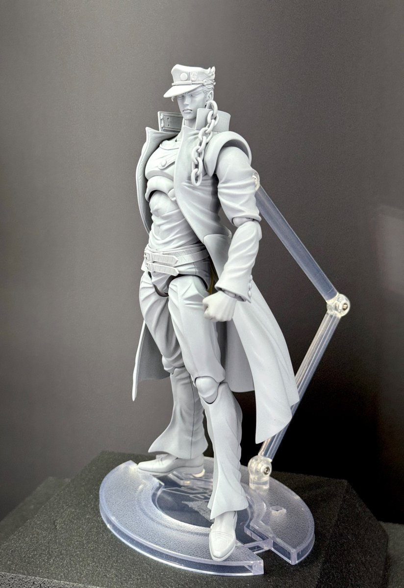 medicos_et_j's tweet image. 【#WF2026W 新作情報】

原型初公開！
承太郎の新バージョンついに登場！

6月予約開始予定！

アニメ『ジョジョの奇妙な冒険 スターダストクルセイダース』

超像可動
「空条承太郎 Ver.2」

顔の造形はもちろん、フルリニューアルで開発進行中！

#jojo
#ジョジョ
#jojo_anime
