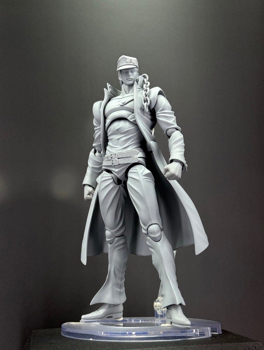medicos_et_j's tweet image. 【#WF2026W 新作情報】

原型初公開！
承太郎の新バージョンついに登場！

6月予約開始予定！

アニメ『ジョジョの奇妙な冒険 スターダストクルセイダース』

超像可動
「空条承太郎 Ver.2」

顔の造形はもちろん、フルリニューアルで開発進行中！

#jojo
#ジョジョ
#jojo_anime