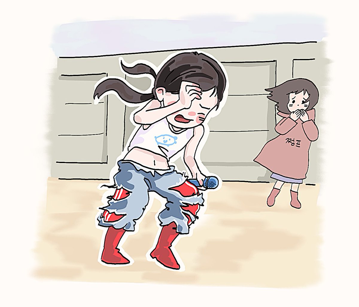 민정아..
한국은 바람이 많이 불고 춥단다..