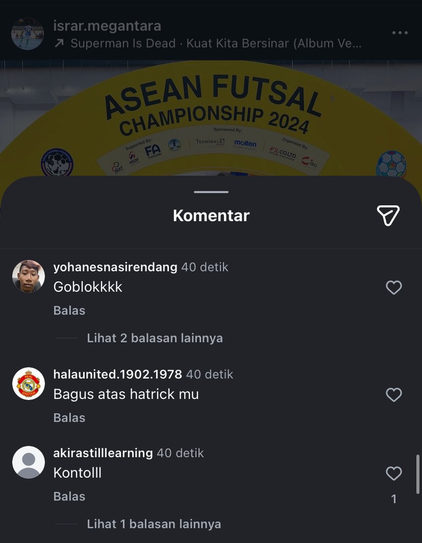 Yang nyerang Instagram Israr dengan hate comment sini maju, bocah tambun berprestasi gini bisa bisanya lu serang, bamgke