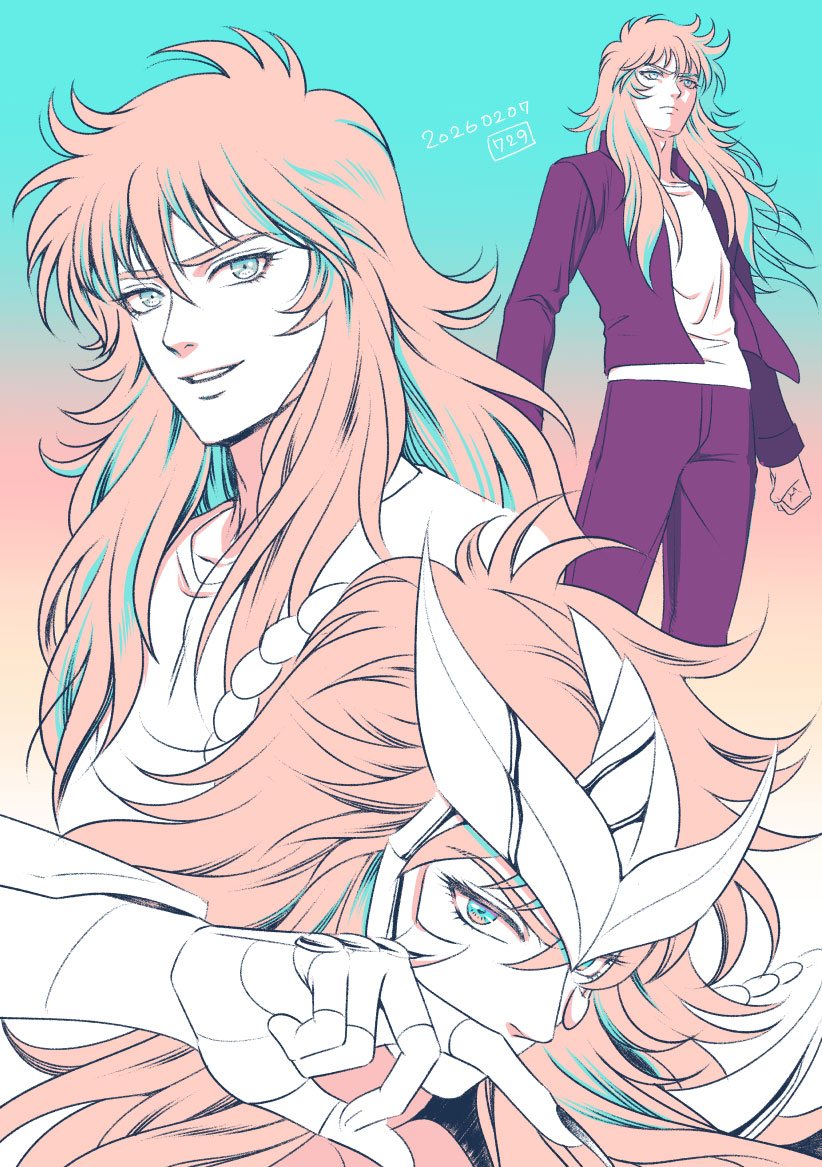 黄金の中で一番イケメンだと思って居るのにまともに描けたことが無いので落書きしてみた
玉砕したぞーっ
何故なの蠍座の男…