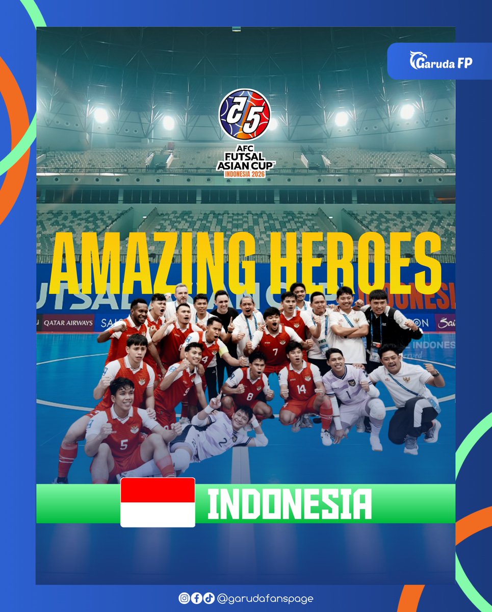 Runner Up ✖️ Amazing Heroes ✔️

Terima kasih skuad garuda atas perjuangannya. Kami bangga, tidak ada perjuangan yang sia-sia. Ini sudah melebihi ekspektasi seluruh warga Indonesia 🇮🇩 

Bagi yang hujat, silahkan masuk goa

Kita kalah terhormat, Fight back yuk