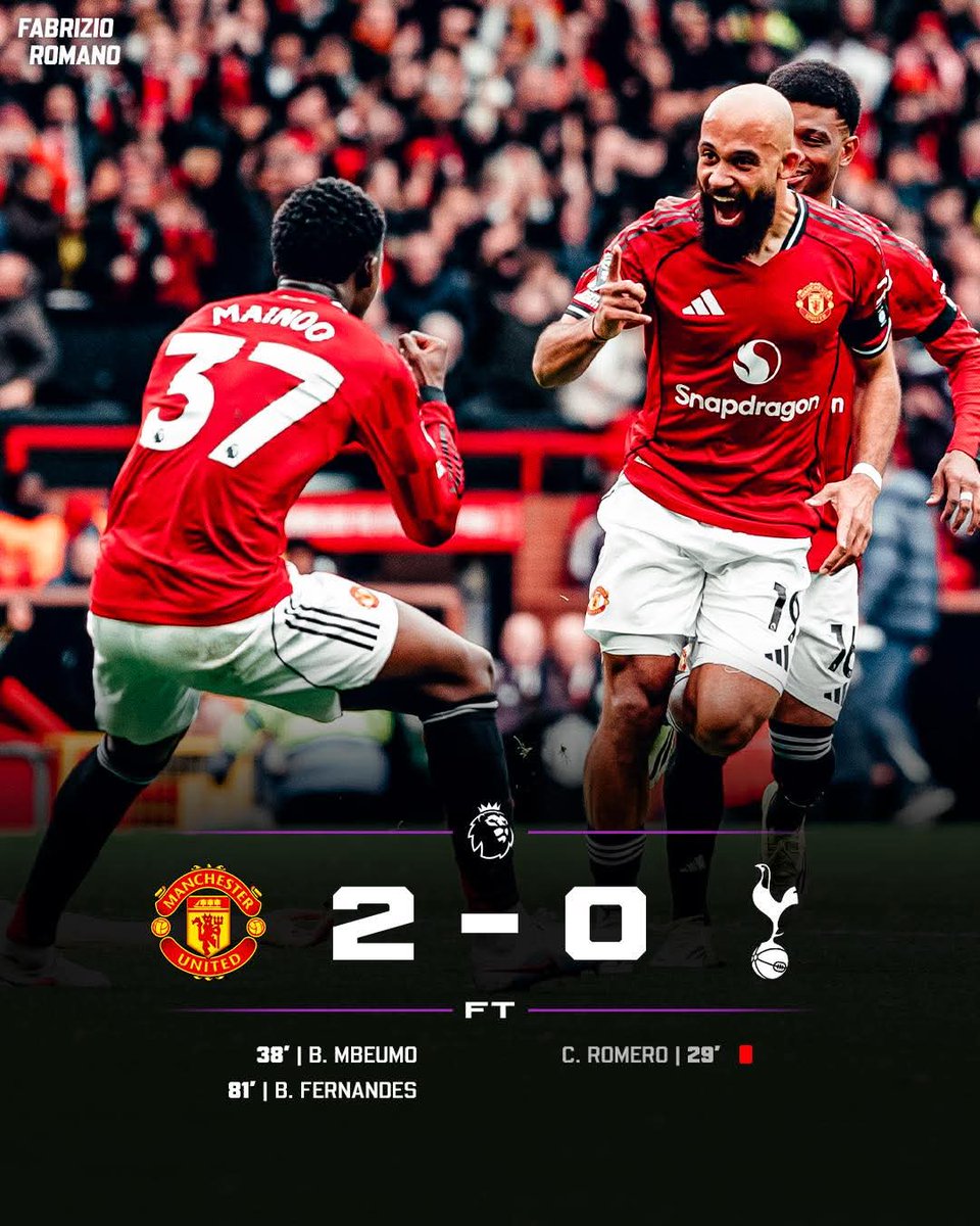 Carrick's Man U is cooking...
Four wins against Big teams in a role...
I just hope the team continues performing, and that the new coach's spark/enthusiasm doesn't fade soon...