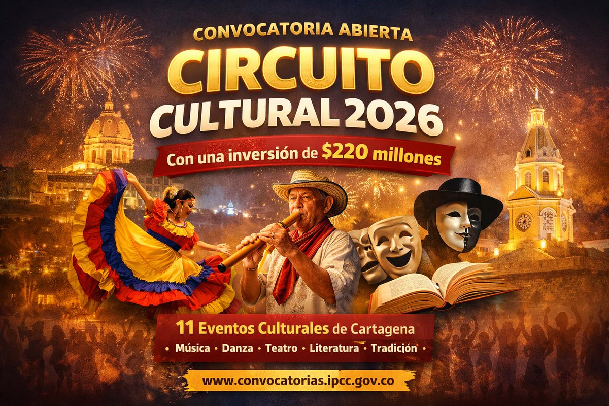 220 millones para la cultura en Cartagena #NoticiasBahiaLinda goo.su/4WyzWu <a href="/dumek_turbay/">Dumek Turbay Paz</a>
<a href="/Ipcc_Cartagena/">IPCC Cartagena</a> <a href="/LucyEspinosa5/">Lucy Espinosa</a>