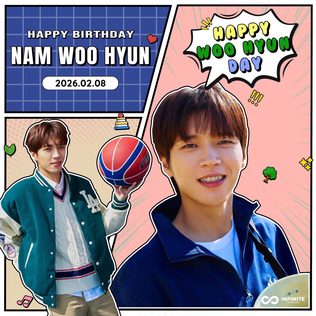 ⛤ 𝙷𝙰𝙿𝙿𝚈 𝙱𝙸𝚁𝚃𝙷𝙳𝙰𝚈! 𝚆𝙾𝙾𝙷𝚈𝚄𝙽 ⛧
⠀
🎂𝟸𝟶𝟸𝟼.𝟶𝟸.𝟶𝟾🎂
#HappyWooHyunDay
⠀
#인피니트 #INFINITE
#남우현 #NamWooHyun