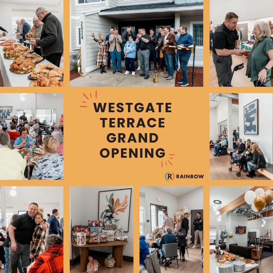 Join us in celebrating the grand opening of Westgate Terrace, a new Rainbow Housing community designed to foster connection, opportunity, and support. 

Thank you to everyone who joined us to make this milestone so special. We’re honored to start this exciting new chapter.