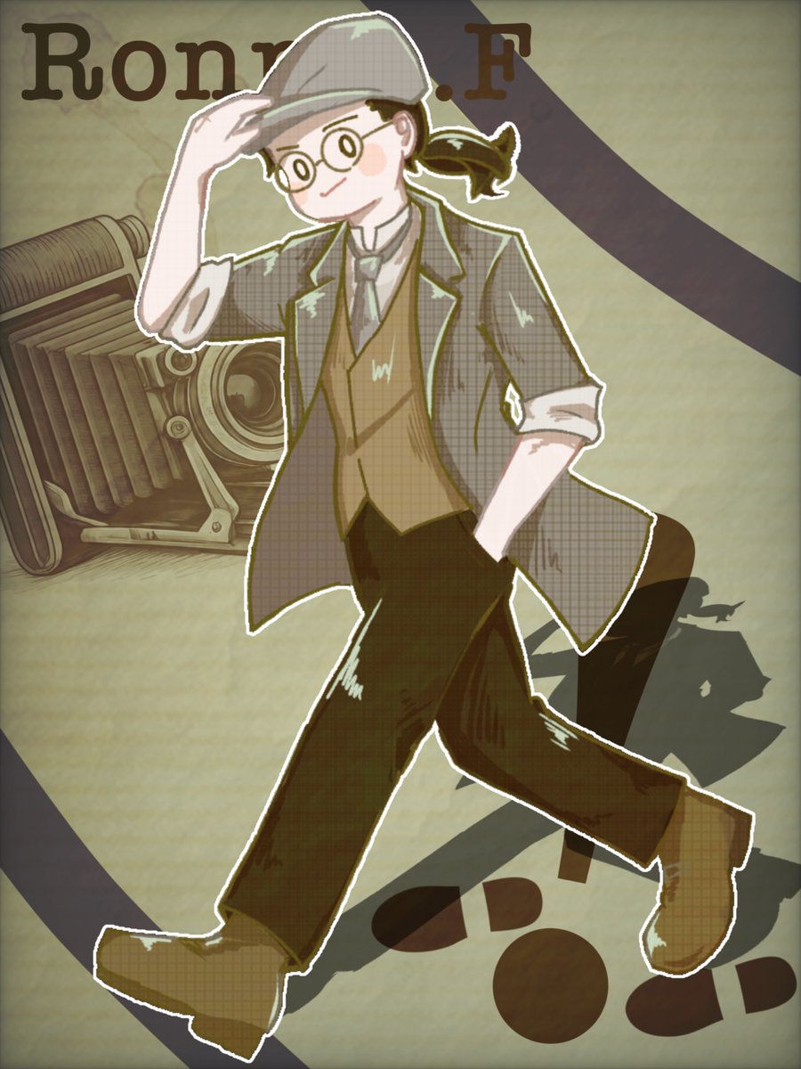 ザ・シャーロック 
グランドフィナーレまで20日

Day5 ロニー・？？

- - - - - - - - - - - - - - - - - - - - - - - - - - - 

「……やっぱりそうか、」

- - - - - - - - - - - - - - - - - - - - - - - - - - - 

#ザシャーロック FA・イラスト